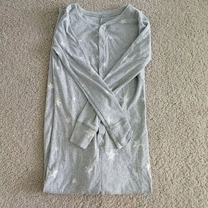 Girls long sleeved GAP snap-up onesie